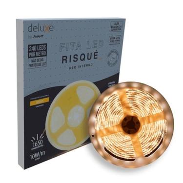 Imagem de Fita Led Risque IP20 10W/M 240 Leds/M C/5M 12V 2700K Avant