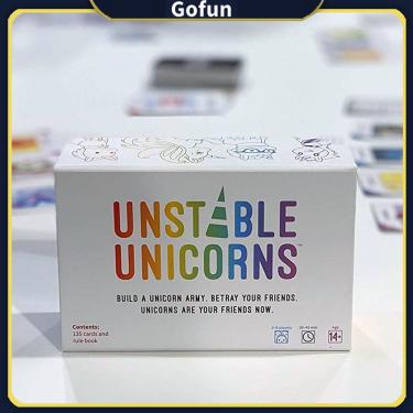 Imagem de Jogo de tabuleiro Unstable Unicorns Card 14+ Years com 135 cartas