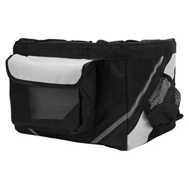 Imagem de aqxreight Bolsa para Bicicleta para Cães Bolsa Frontal Removível para Cesta de Transporte de Bicicleta para Cães Pequenos e Médios Desmontar Uma Fácil Com Cesta Conectada Ao Guidão é um Dispositivo