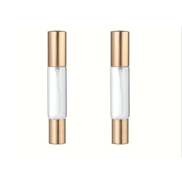 Imagem de 2 peças de spray de óleo essencial de 10 ml, frasco portátil de amostra, frascos vazios, recarregáveis, atomizador de fragrância vazio para perfume e uso em viagens, refil de perfume essencial