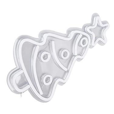 Imagem de Hyuduo Luz de Néon da árvore de Natal Decoração de Parede Led Alimentado por Usb Com Tubo de Néon Macio e 5 Cores para Festa Em Casa Decoração do Feriado Barra do Quarto Dos Miúdos