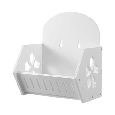 Imagem de DimyFew Organizador de parede para banheiro, prateleira para temperos e cozinha, para instalação na porta, Camada única