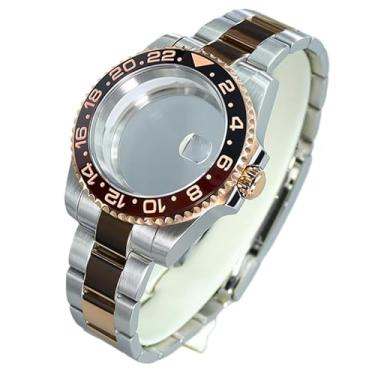 Imagem de FEIYASHI Caixa de relógio de aço inoxidável de 40 mm, à prova d'água, vidro de safira para movimento NH34/NH35 Miyota8215 8205 ETA2824, Tampa inferior de vidro 3, For NH35/34/36/38 4R36 Movement