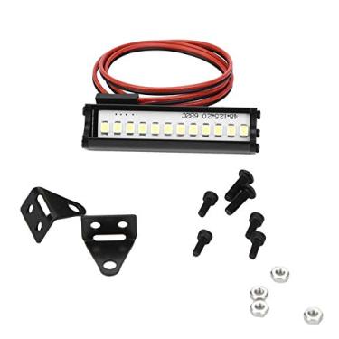 Imagem de CUOFYUNL 55mm RC Crawler LED Barra de luz LEDs Lâmpada 1:10 Peça de carro RC para TRX4 90046 90048 SCX10