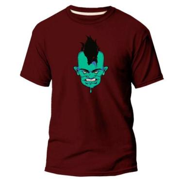 Imagem de  Camiseta Basica Algodão Premium Estampa Digital Zumbi Verde - Pavesi,