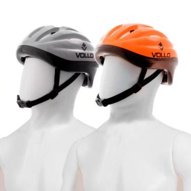 Imagem de Kit 2 Capacetes Infantil Ciclismo Skate Patins Patinete Vollo (P LARAN