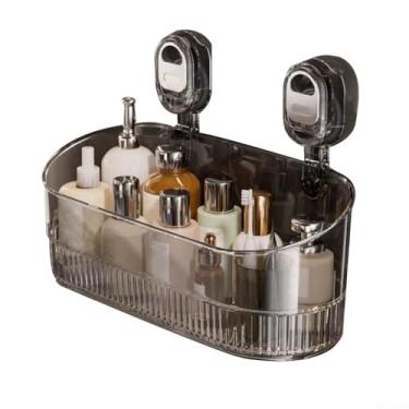 Imagem de Transparent Suction Cup Shelving Unit Toiletries and Essentials - Drill-Free Bathroom Storage Solution(03)