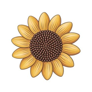 Imagem de Brincos de girassol para o dia dos namorados, brincos femininos pendentes para lembrancinhas de festa, joias de acrílico para intercâmbio de estudantes, presentes para lembrancinhas de sala de aula