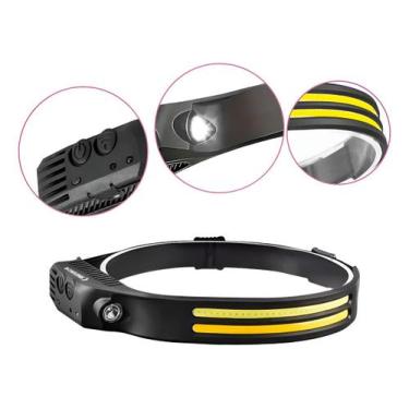 Imagem de Lanterna Cabeca C/ Led Cob Recarregavel C/ Sensor Bom4007 Bomvink