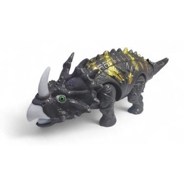 Imagem de Boneco Dinossauro Grande Movimento Som e Luz Chasmossauro - Well Kids,