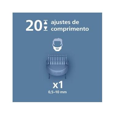 Imagem de Aparador de Barba Philips BT3617/15 Lâmina Auto Afiável Preto Bivolt