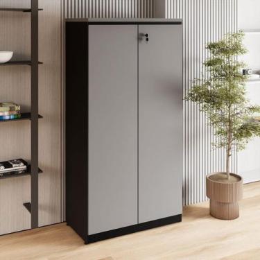 Imagem de Armário Alto 160cm para Escritório 2 Portas com Chave Corporate F5 - F