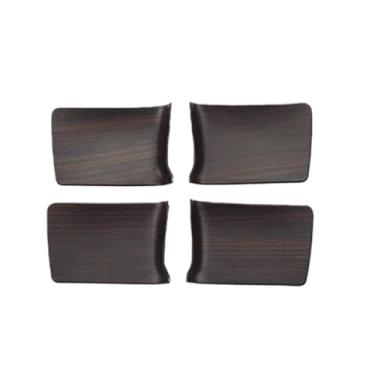 Imagem de Adesivos de decoração de porta de carro de madeira pêssego, compatíveis com Toyota Land Cruiser 2008-2021 200 LC200 FJ200, acessórios atualizados de interior(Door Bowl)