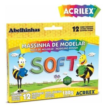 Imagem de Massa De Modelar Soft 12 Cores Acrilex