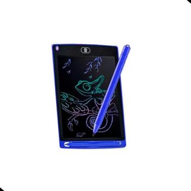 Imagem de Lousa Tablet LCD Mágico Desenho 8,5 Polegadas Pequeno - 9H, Azul marin