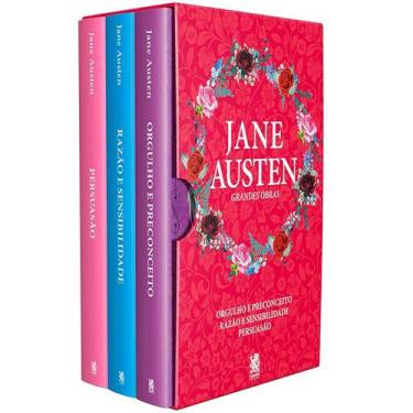 Imagem de Livro - Grandes Obras de Jane Austen - Box com 3 Livros