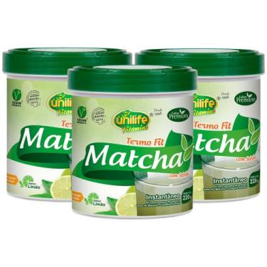 Imagem de Matcha - Chá Verde - Solúvel 220g Kit com 3 - Unilife