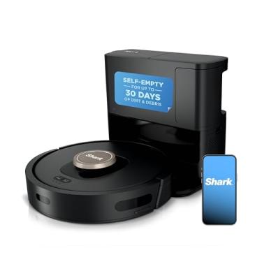 Imagem de Shark AV2501AE Aspirador de pó robô AI com base autovazia XL HEPA, sem bolsa, capacidade para 60 dias, navegação LIDAR, perfeito para pelos de animais de estimação, compatível com Alexa, Wi-Fi