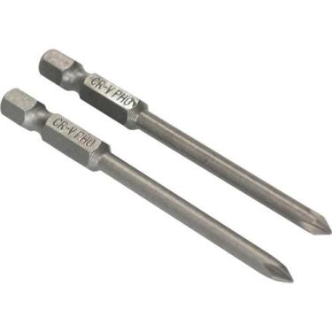 Imagem de Jogo de Bits de Ponteiras Phillips com Encaixe Sextavado 1/4", nº 0 x 