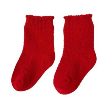 Imagem de Meias De Algodão Respiráveis Para Bebês Meninos E Meninas, Meias Curta