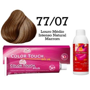 Imagem de Tonalizante Color Touch 77.07 Louro Médio Intenso Natural Marrom Emuls