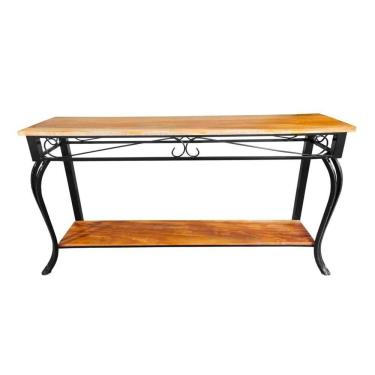 Imagem de Aparador Grande Para Sala Ferro E Madeira Artesanal Tamanho 180 Cm