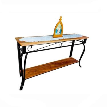 Imagem de Aparador Grande Para Sala Ferro E Madeira Artesanal Tamanho 180 Cm