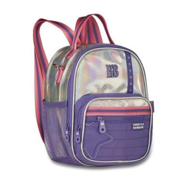 Imagem de Bolsa Térmica Holográfica Alça 2 em 1 Lancheira Rebecca Bonbon, Lilás