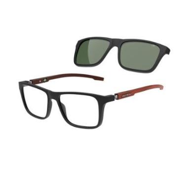 Imagem de Armação de Óculos Mormaii Swap 8 M6200afw55 Preto Fosco cat1-Masculino