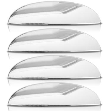 Imagem de Aplique Cromado Maçaneta Fiat Palio Siena G1 G2 1996 à 2006 4 Portas