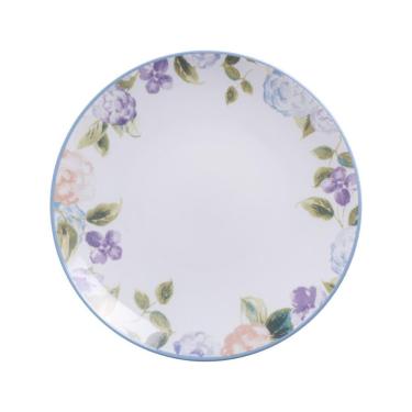 Imagem de Prato Sobremesa Tramontina Aura Em Porcelana Decorada 19 Cm
