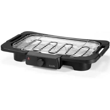 Imagem de Churrasqueira Eletrica Elgin Com Grelha 2000w Cor Preto