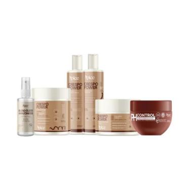 Imagem de Kit Shamp, Cond, Creme de Pentear , Másc Crespo Power e Ph control, Bl