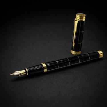 Imagem de Caneta tinteiro executiva metal ponta fina 0,5mm luxo gn2704 - LUYKE