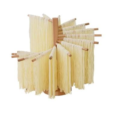 Imagem de Suporte De Madeira Para Secar Massas E Espaguete, Gadget De Cozinha Pa