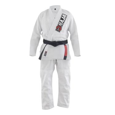Imagem de Kimono Jiu Jitsu Naja Overcoming BJJ - Branco-Unissex