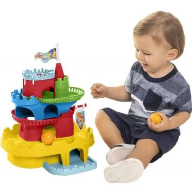 Imagem de Brinquedo Educativo Monta Castelo c/ Blocos - Tateti