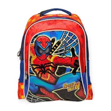 Imagem de Mochila Escolar Infantil Speed Web M4641 Vermelho - Ponto Verde