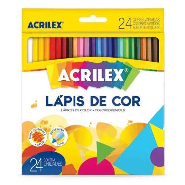Imagem de Lápis de Cor Sextavado 9694 24 Cores - Acrilex