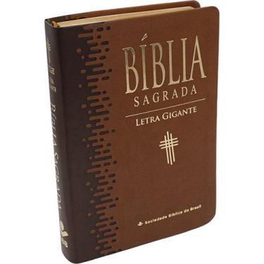 Imagem de Livro - Bíblia Sagrada Letra Gigante com índice - Capa couro sintético