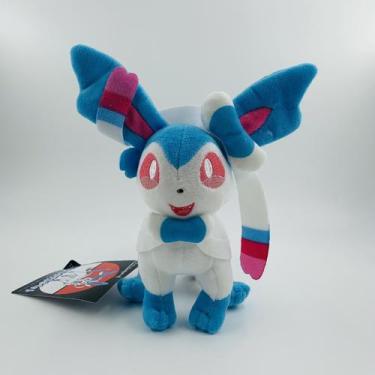 Imagem de Boneca macia de pelúcia de desenho animado Sylveon Pokémon 23 cm - TAK