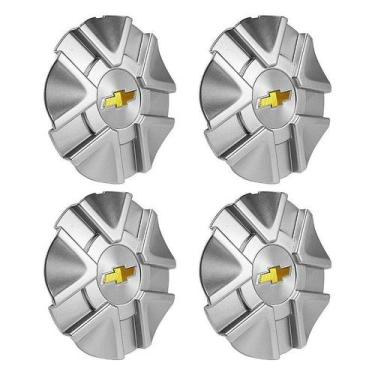 Imagem de Jogo Calotinha Astra Sport 2002 Aro 16 Emblema GM Prata - DCAPS