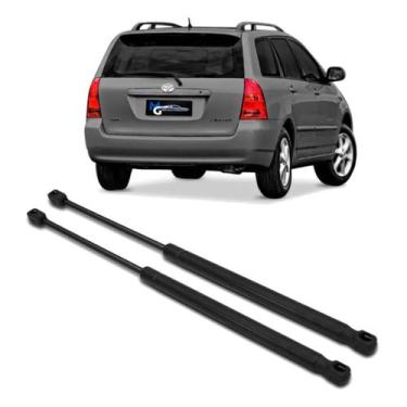 Imagem de Kit Par Pistão Amortecedor Tampa Traseira Porta Malas Corolla Fielder 