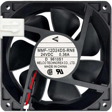 Imagem de Cooler MMF-12D24DS 24V 0.36A 8.64W 2L 2P 120X120X38MM A1 - Melco Techn