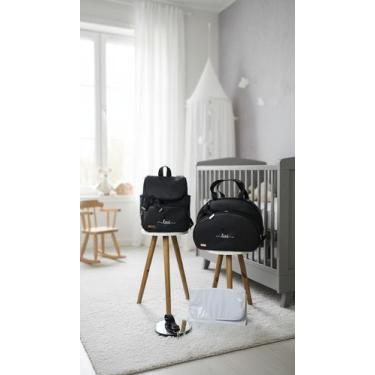 Imagem de KR RK Bolsas Maternidade Mala e Mochila Luxo Elegance, Preto
