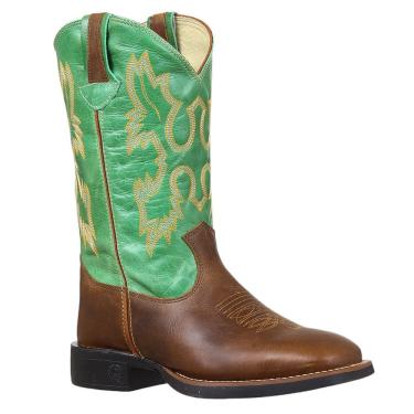 Imagem de Bota Masculina Bico Quadrado Verde Classic 36521