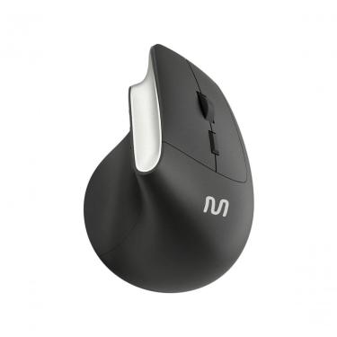 Imagem de Mouse sem Fio MS800 Vertical Ergonômico com Conectividade 2.4GHZ e Clique Silencioso Preto Multi