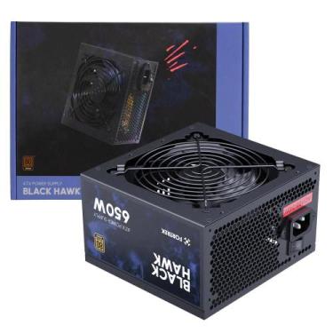 Imagem de Fonte para PC Fortrek Black Hawk ATX 650W 80 Plus Bronze PFC Ativo 667