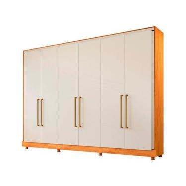 Imagem de Guarda-roupa Casal 6 Portas 6 Gavetas - Made Marcs Apollo, Peroba e Of