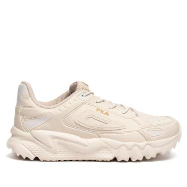 Imagem de Tênis Infantil Fila Venture Tracer Lite Bege/Dourado, Bege, 36